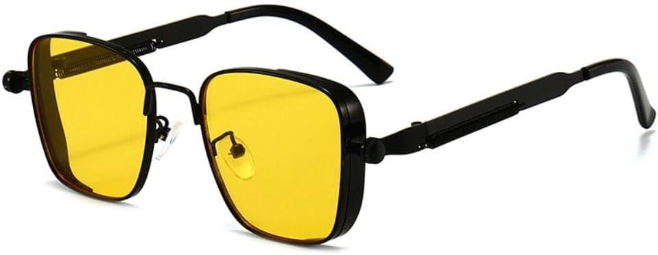 Солнцезащитные очки в стиле панк с металлической оправой, защита глаз от УФ-излучения 400, ретро-очки, аксессуары для путешествий, украшение для уличных фотосессий HVTVTLA, Yellow
Солнцезащитные очки в стиле панк с металлической оправой, защита глаз от УФ-излучения 400, ретро-очки, аксессуары для путешествий, украшение для уличных фотосессий HVTVTLA, Yellow