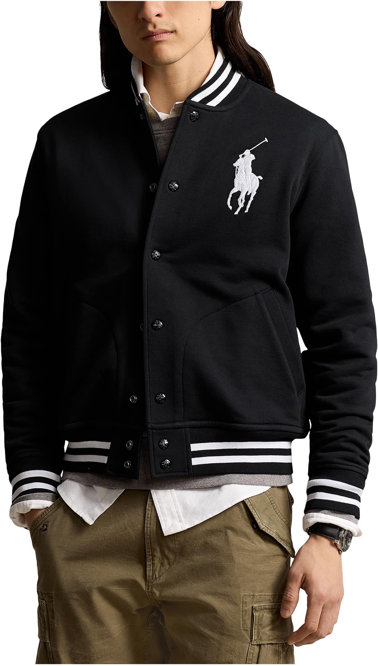 Свитер Polo Ralph Lauren Men's Big Pony Fleece Baseball Jacket, Polo Black
Свитер Polo Ralph Lauren Men's Big Pony Fleece Baseball Jacket, Polo Black