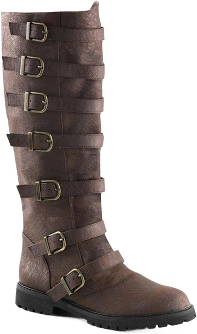 Модные мужские ботинки Мужские вестерн-ботинки Байкерские ботинки Без шнурков Средние по голени Ботинки для косплея и активного отдыха Generic, коричневый
Модные мужские ботинки Мужские вестерн-ботинки Байкерские ботинки Без шнурков Средние по голени Ботинки для косплея и активного отдыха Generic, коричневый