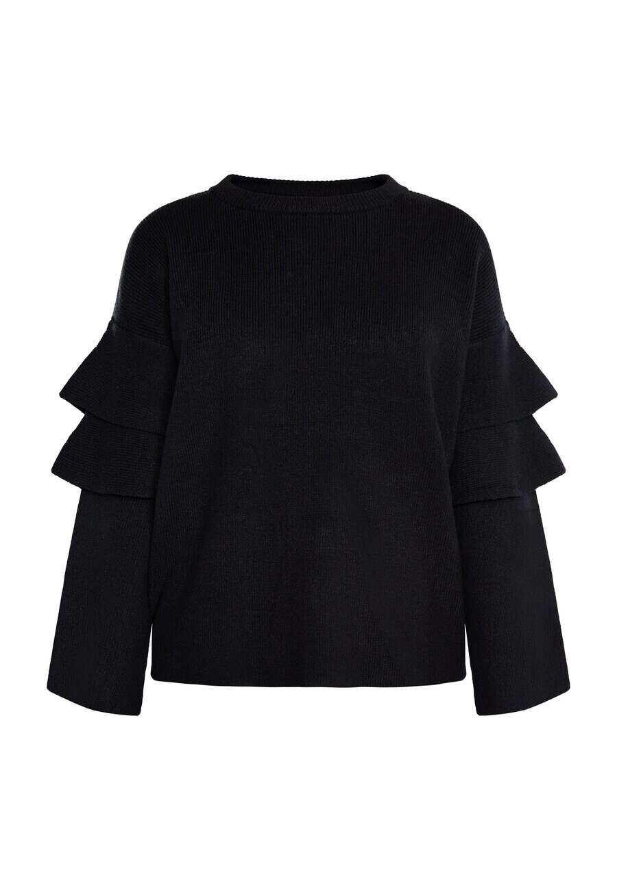 Тонкий вязаный свитер usha WHITE LABEL Sweater Pryam, черный
Тонкий вязаный свитер usha WHITE LABEL Sweater Pryam, черный