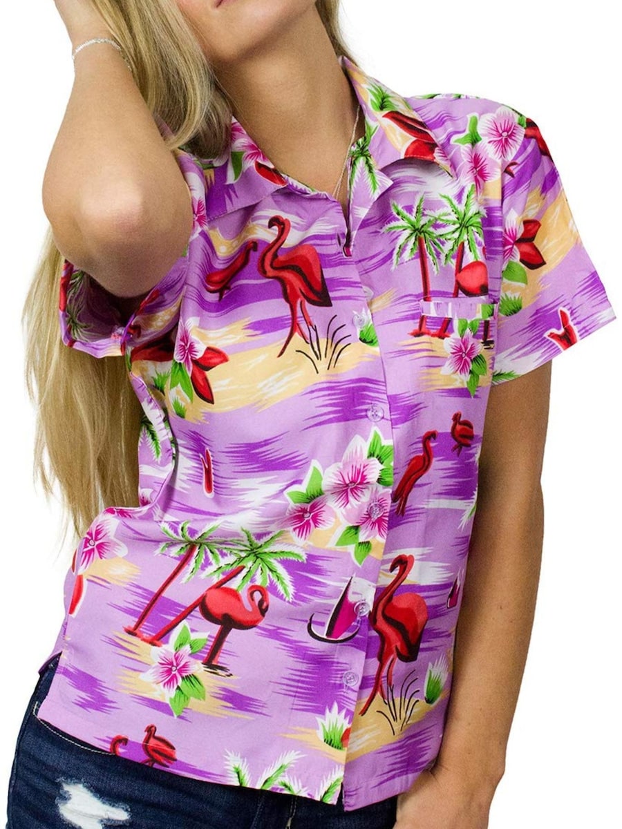 Блуза King Kameha Flamingos, фиолетовый
Блуза King Kameha Flamingos, фиолетовый