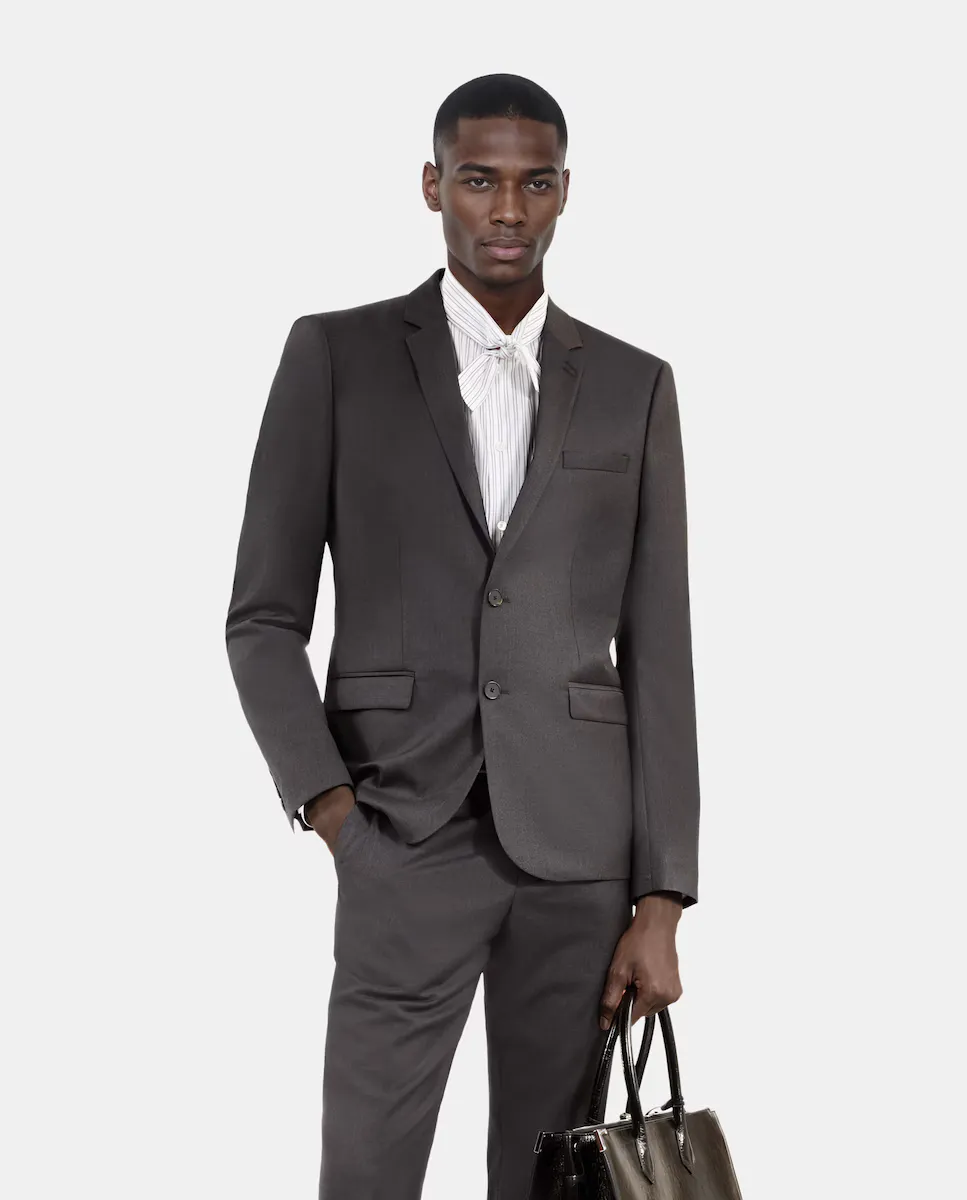 Мужской серый шерстяной пиджак The Kooples
Мужской серый шерстяной пиджак The Kooples