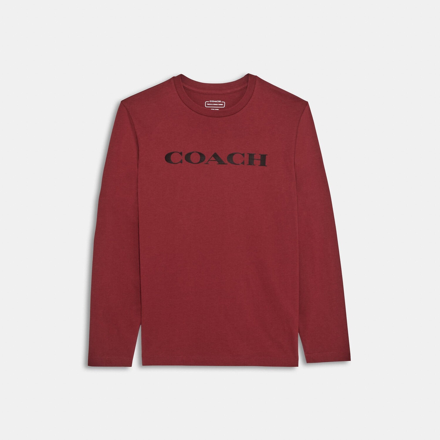 Футболка с длинными рукавами Coach Outlet Essential из органического хлопка, цвет Oxblood
Футболка с длинными рукавами Coach Outlet Essential из органического хлопка, цвет Oxblood