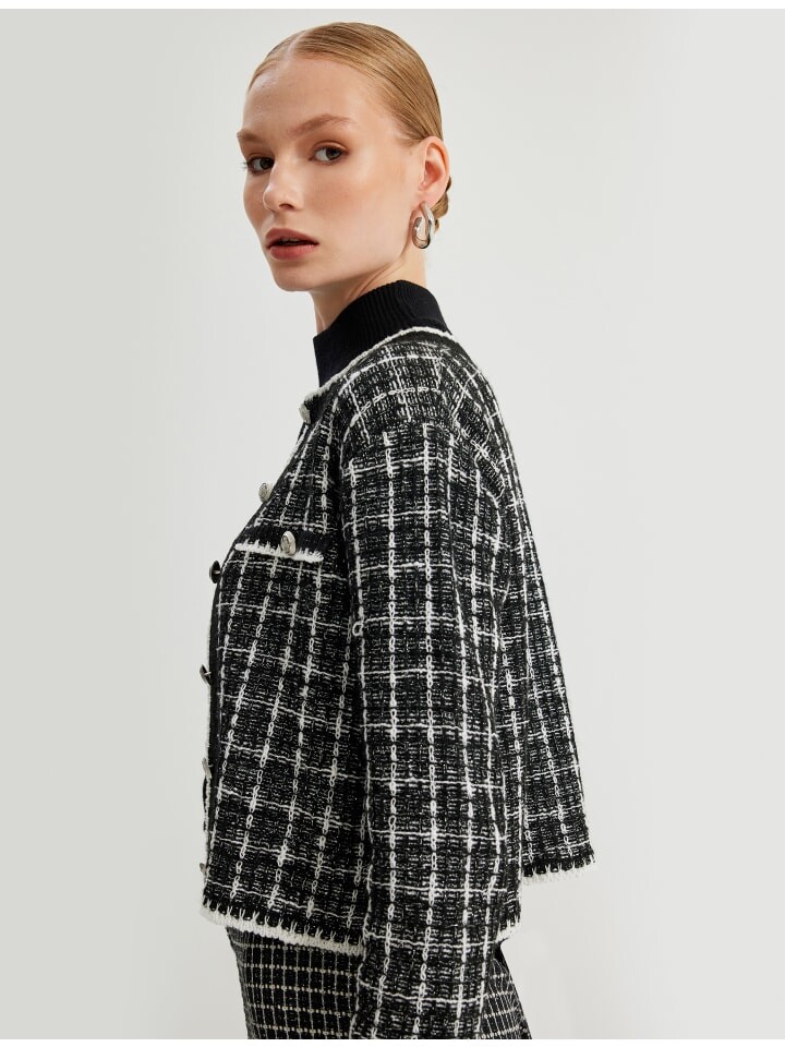 Кардиган KOTON Cardigan, цвет Schwarz Gemustert
Кардиган KOTON Cardigan, цвет Schwarz Gemustert