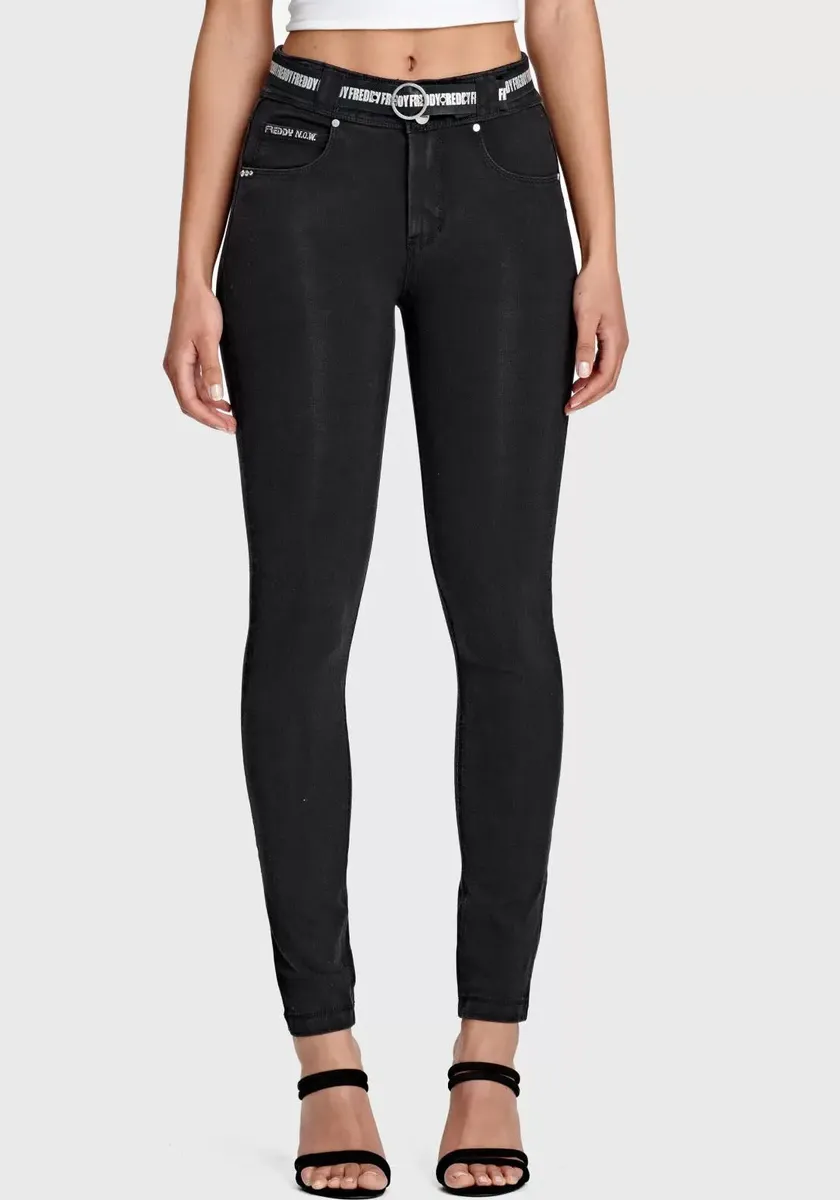 Моделирующие леггинсы Freddy "NOW Skinny" с лифтинговым и моделирующим эффектом, черный 
Моделирующие леггинсы Freddy "NOW Skinny" с лифтинговым и моделирующим эффектом, черный