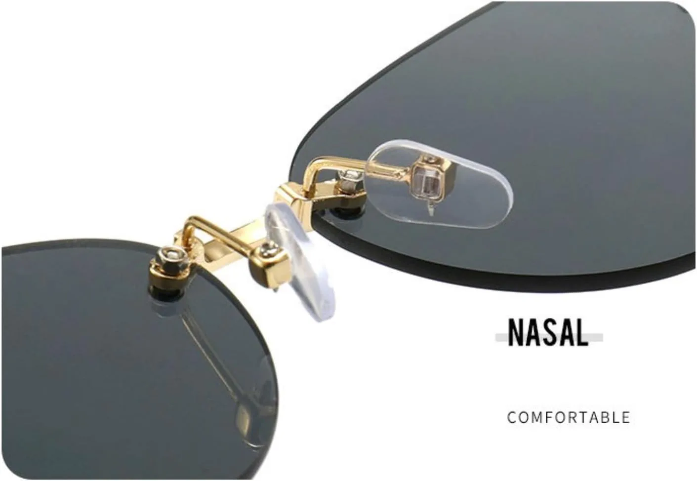 Солнцезащитные очки Willochra без оправы «кошачий глаз» для женщин, модные солнцезащитные очки в стиле ретро с металлической оправой, защита от УФ-излучения UV400, C4
Солнцезащитные очки Willochra без оправы «кошачий глаз» для женщин, модные солнцезащитные очки в стиле ретро с металлической оправой, защита от УФ-излучения UV400, C4