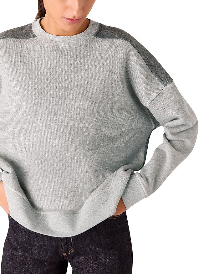 Свитер с цветными блоками Whistles, серый
Свитер с цветными блоками Whistles, серый