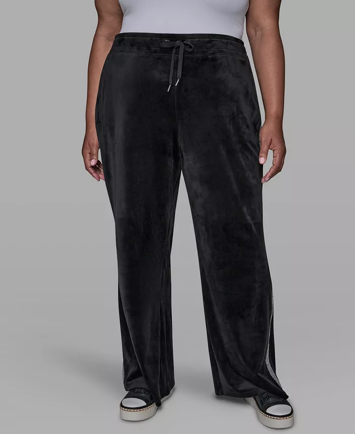 Плюс сайз бархатные спортивные брюки со стразами Karl Lagerfeld Paris, черный
Плюс сайз бархатные спортивные брюки со стразами Karl Lagerfeld Paris, черный