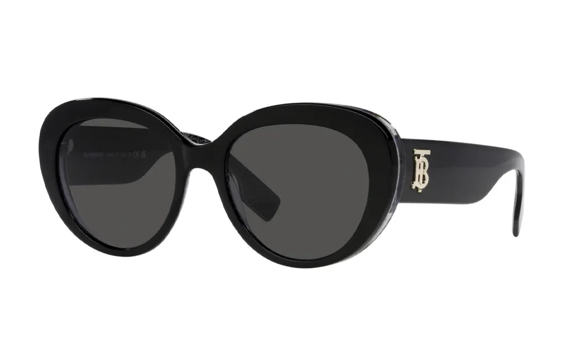 Ацетатные солнцезащитные очки «кошачий глаз» женские черные Burberry
Ацетатные солнцезащитные очки «кошачий глаз» женские черные Burberry