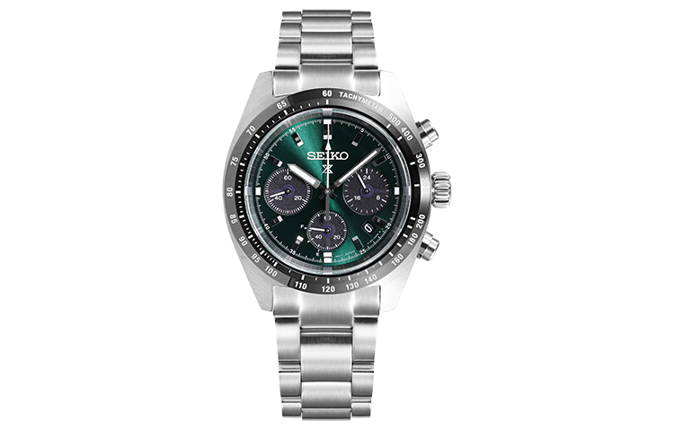 Кварцевые часы SEIKO SSC933P1 с зеленым циферблатом на стальном браслете унисекс
Кварцевые часы SEIKO SSC933P1 с зеленым циферблатом на стальном браслете унисекс