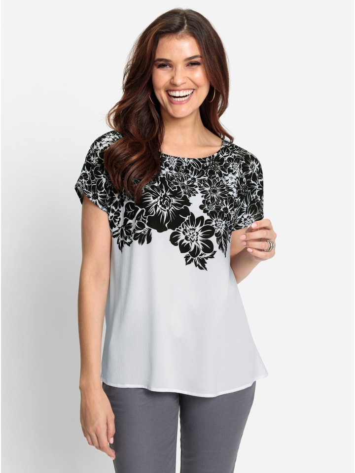 Блузка-слипон с белым и черным принтом WITT WEIDEN
Блузка-слипон с белым и черным принтом WITT WEIDEN