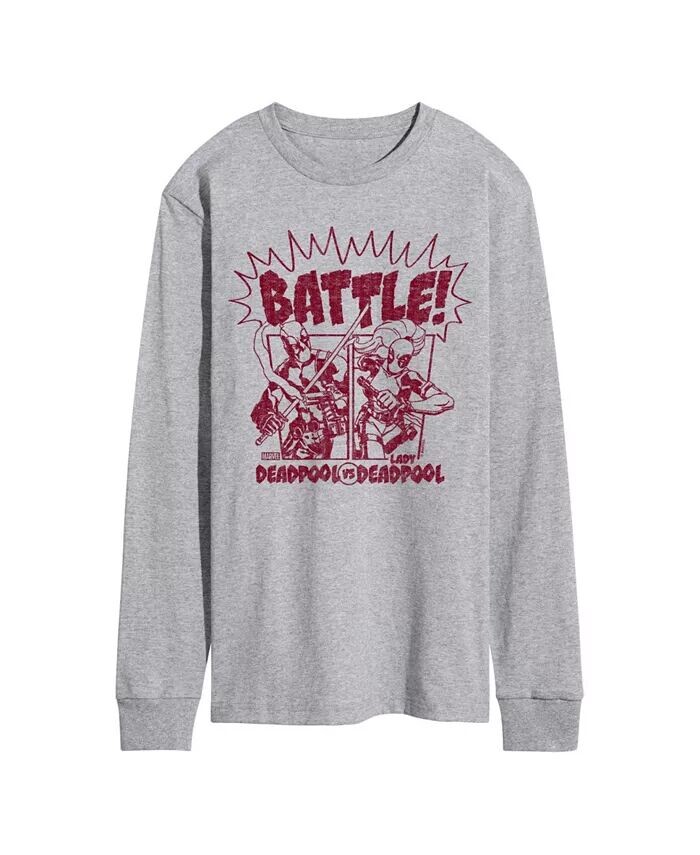 Мужская футболка с длинным рукавом Deadpool Battle AIRWAVES, серый
Мужская футболка с длинным рукавом Deadpool Battle AIRWAVES, серый