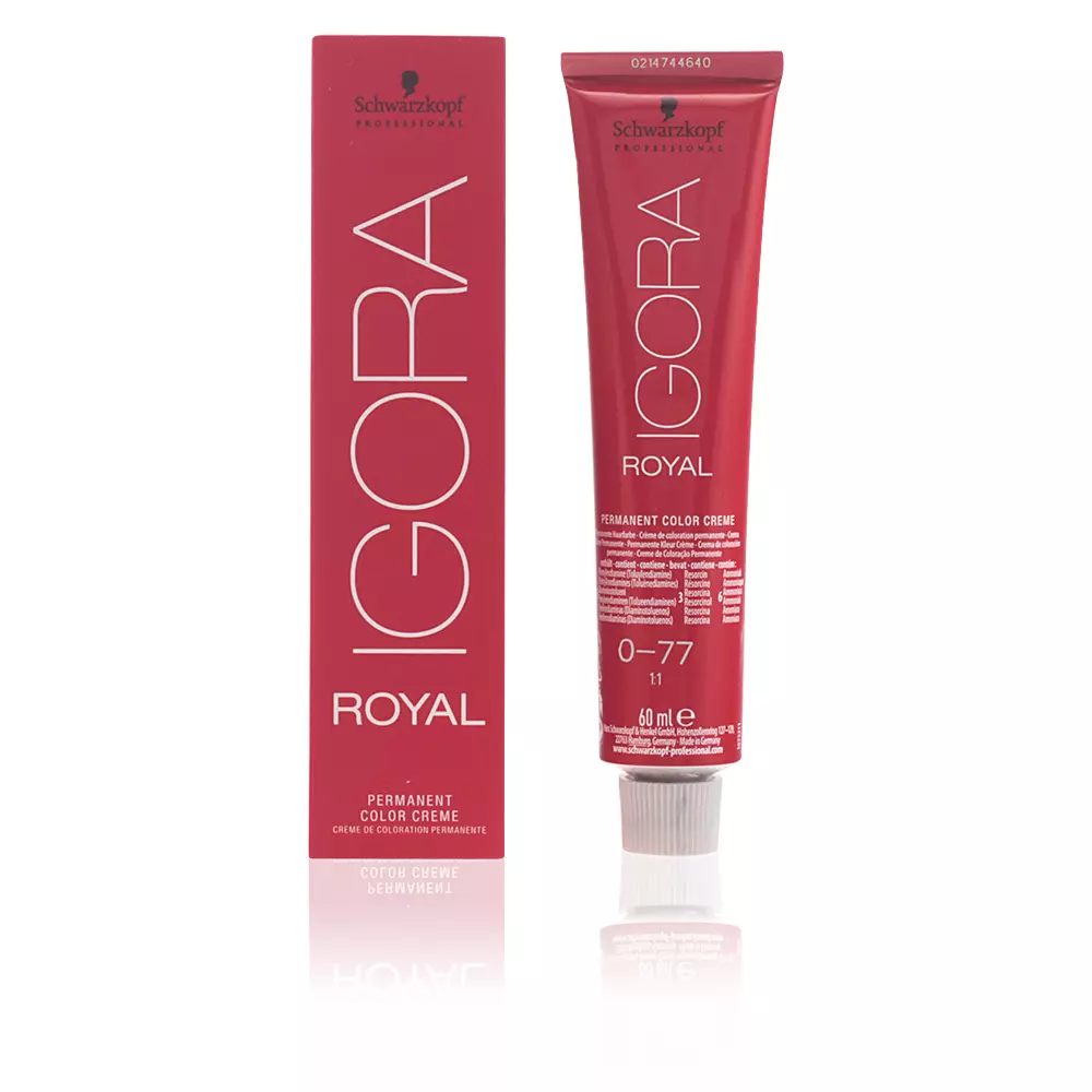Краска для волос Igora royal permanent color creme Schwarzkopf, цвет 0-77 02/13, 60 мл.
Краска для волос Igora royal permanent color creme Schwarzkopf, цвет 0-77 02/13, 60 мл.