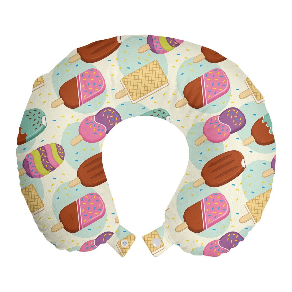 ABAKUHAUS Дорожная подушка для мороженого, поддержка шеи, мотив Summer Tasty Motif, пенопластовый дорожный предмет для самолета и автомобиля, 30x30 см, цвет слоновой кости и мятно-зеленый
ABAKUHAUS Дорожная подушка для мороженого, поддержка шеи, мотив Summer Tasty Motif, пенопластовый дорожный предмет для самолета и автомобиля, 30x30 см, цвет слоновой кости и мятно-зеленый