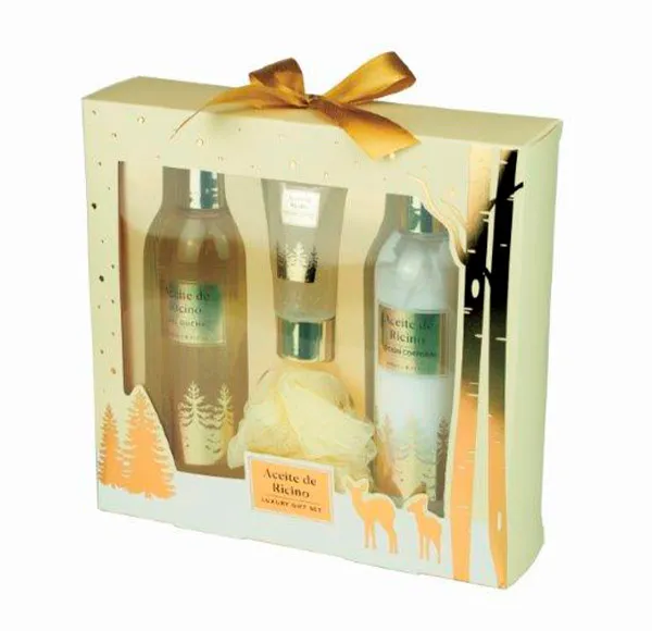 Набор для ванны из 4 предметов Aceite De Ricino Markant, 1 UD
Набор для ванны из 4 предметов Aceite De Ricino Markant, 1 UD