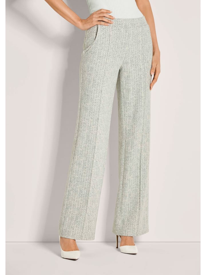 MADELEINE Широкие брюки с узором по всей поверхности, серо-бежевого цвета
MADELEINE Широкие брюки с узором по всей поверхности, серо-бежевого цвета