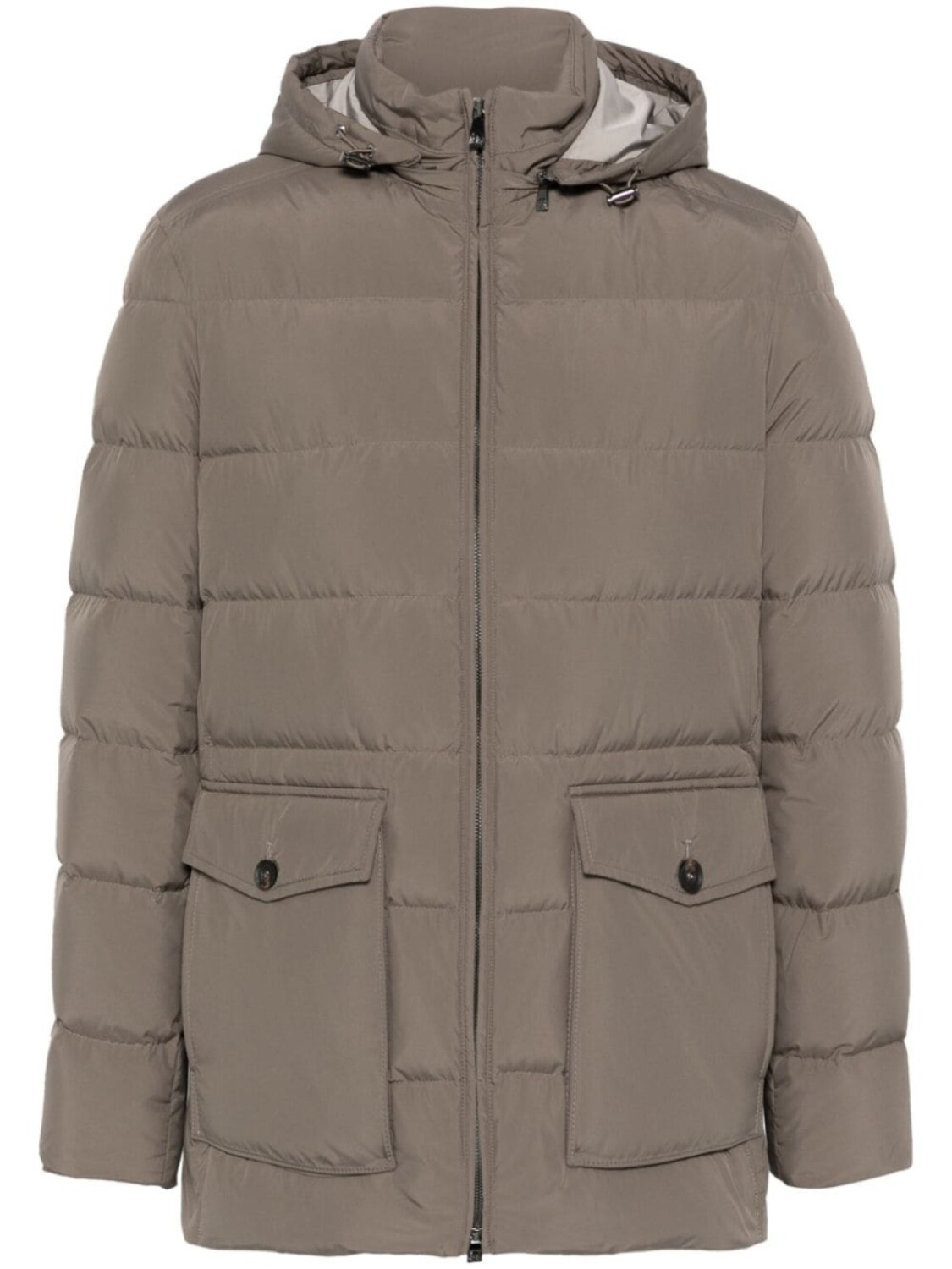 Corneliani пуховик с капюшоном, нейтральный цвет
Corneliani пуховик с капюшоном, нейтральный цвет