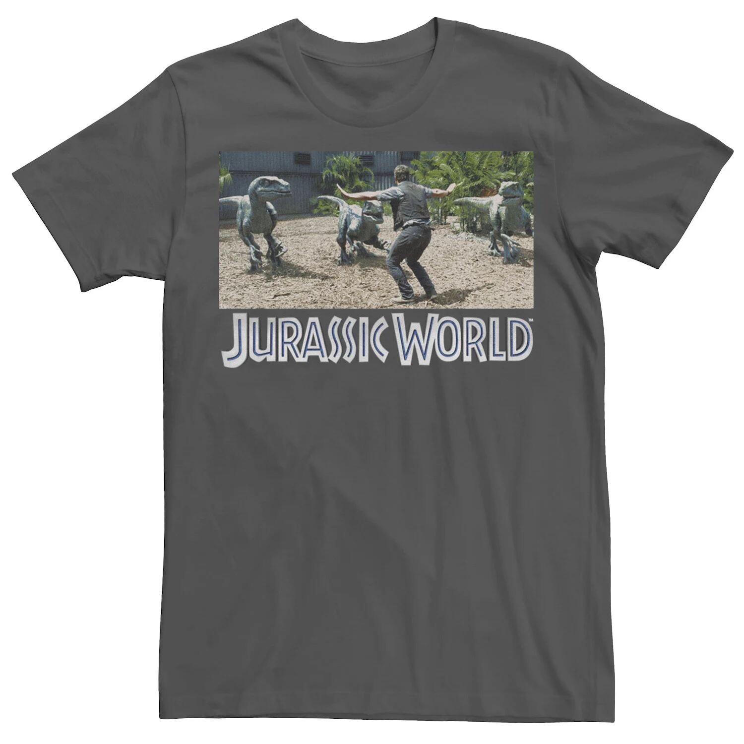 Мужская спортивная футболка с рисунком Jurassic World Owen Raptor Pack Licensed Character
Мужская спортивная футболка с рисунком Jurassic World Owen Raptor Pack Licensed Character