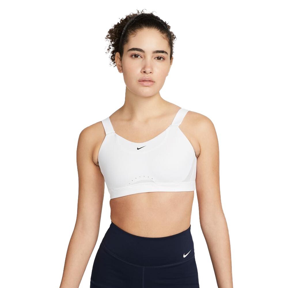Спортивный бра Nike Dri-FIT Alpha High-Support, белый 
Спортивный бра Nike Dri-FIT Alpha High-Support, белый