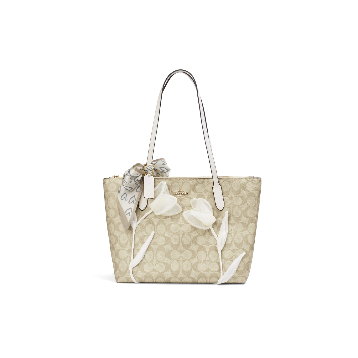 COACH Сумка-шоппер с застежкой-молнией из ПВХ, Light Dream Butterfly
COACH Сумка-шоппер с застежкой-молнией из ПВХ, Light Dream Butterfly