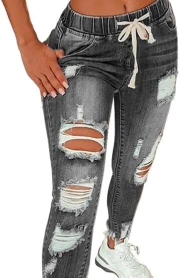 Женские джинсы - дизайн distressed, эластичный пояс, зауженные WHEWGLC
Женские джинсы - дизайн distressed, эластичный пояс, зауженные WHEWGLC