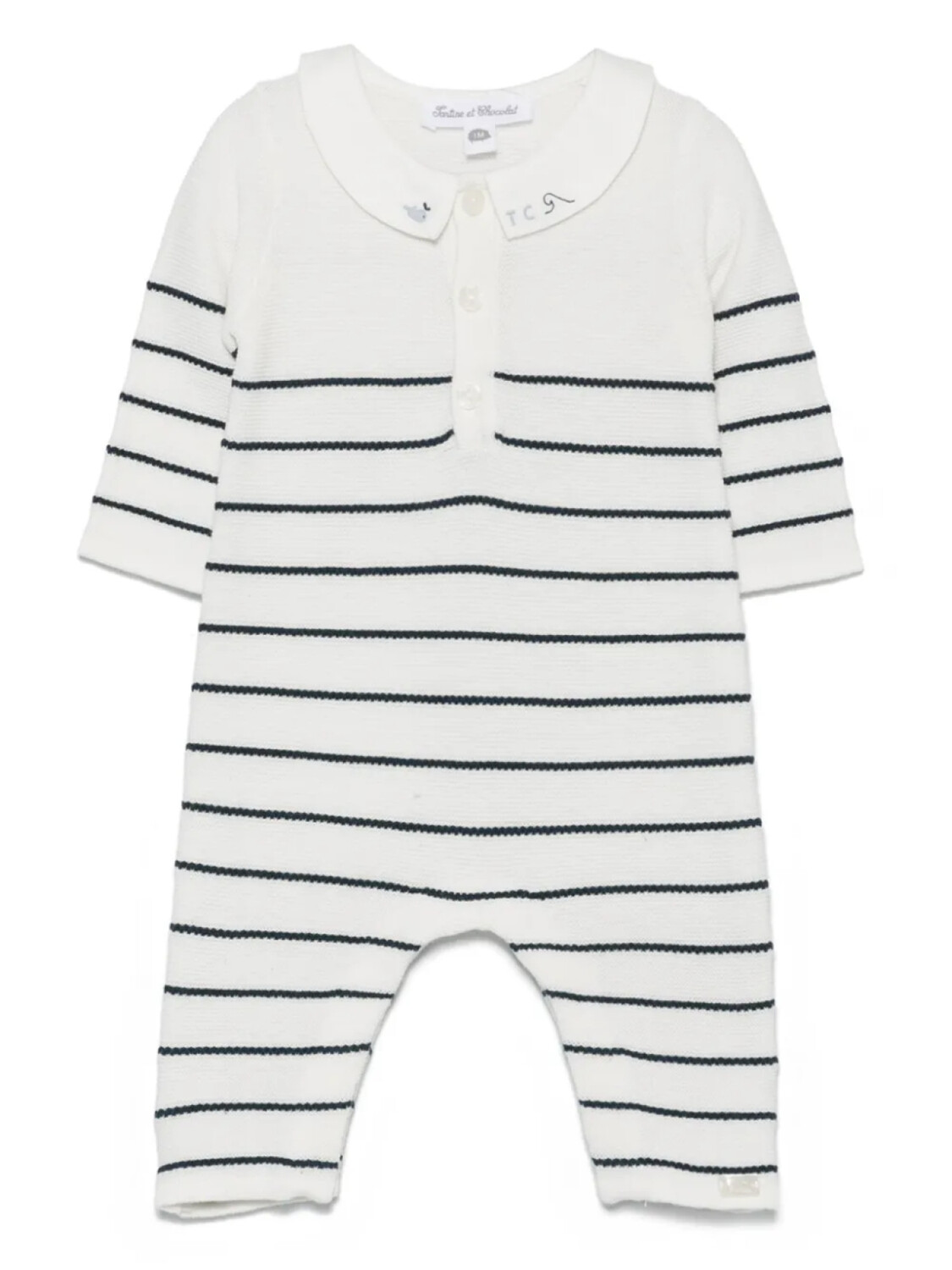 Tartine Et Chocolat ромпер в полоску, белый
Tartine Et Chocolat ромпер в полоску, белый