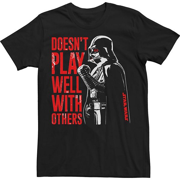 Футболка Big & Tall Star Wars Vader Doesn't Play Well Licensed Character
Футболка Big & Tall Star Wars Vader Doesn't Play Well Licensed Character