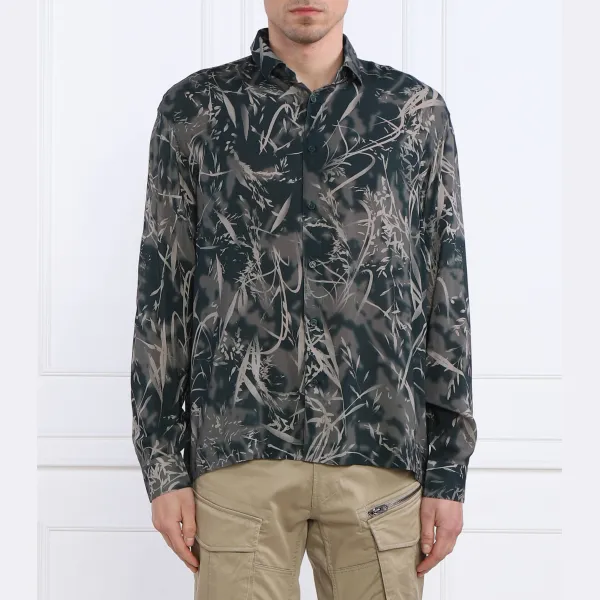 Рубашка свободного кроя Armani Exchange, зеленый
Рубашка свободного кроя Armani Exchange, зеленый