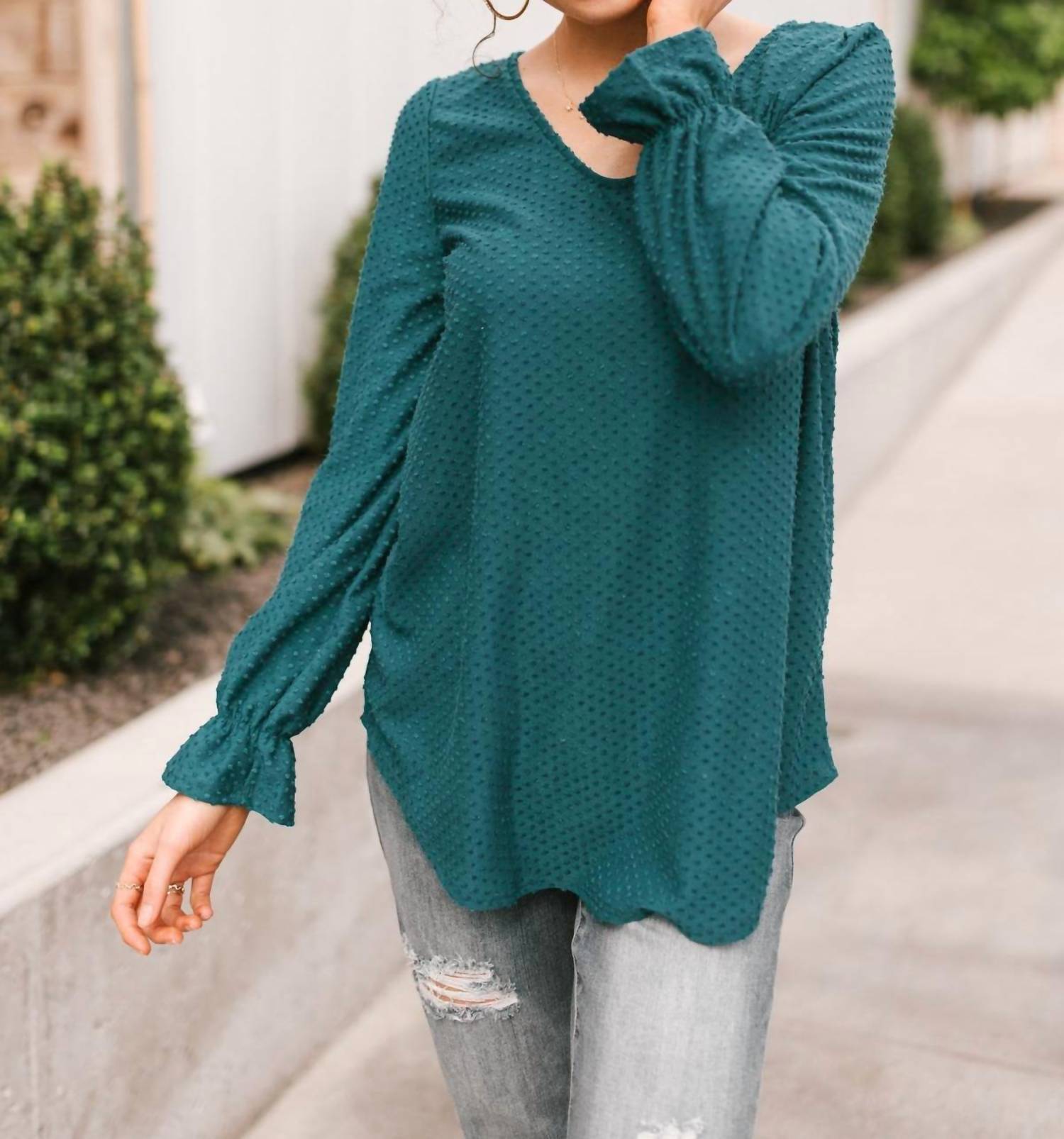 Топ Lovers Swiss Dots в цвете Deep Teal Reborn J
Топ Lovers Swiss Dots в цвете Deep Teal Reborn J