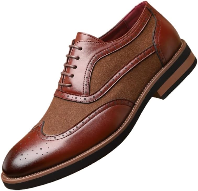 Мужские удобные дышащие кожаные туфли Clolinde, большого размера, с мягкой и приятной для кожи подкладкой, для официального ношения и повседневных поездок, коричневый
Мужские удобные дышащие кожаные туфли Clolinde, большого размера, с мягкой и приятной для кожи подкладкой, для официального ношения и повседневных поездок, коричневый