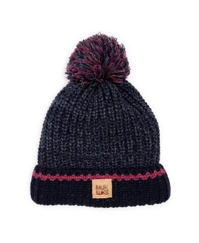 Женская шляпа с массивной строчкой в меланжевый узор Muk Luks, черный
Женская шляпа с массивной строчкой в меланжевый узор Muk Luks, черный