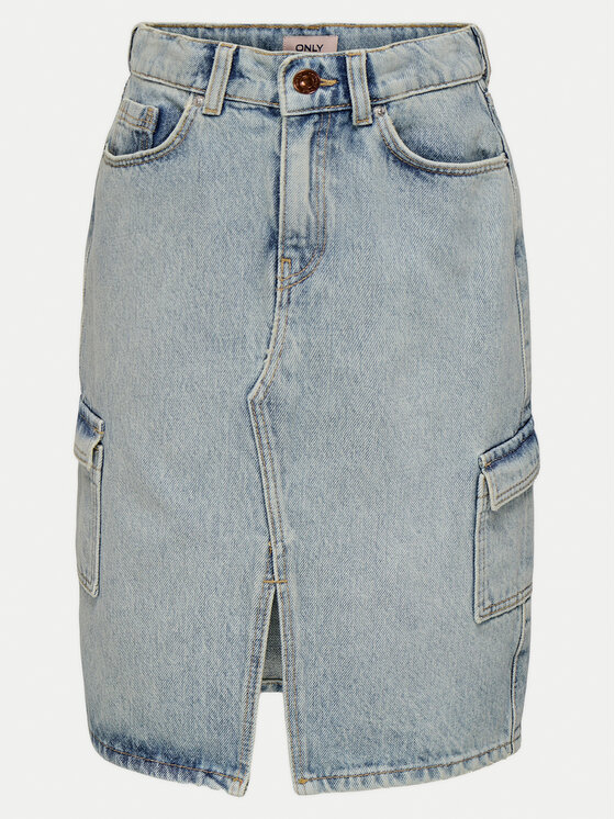 Джинсовая юбка обычного кроя Posey 15341484 Kids Only, синий 
Джинсовая юбка обычного кроя Posey 15341484 Kids Only, синий