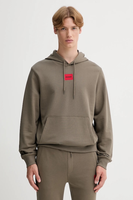 Хлопковая толстовка Hugo, зеленый
Хлопковая толстовка Hugo, зеленый