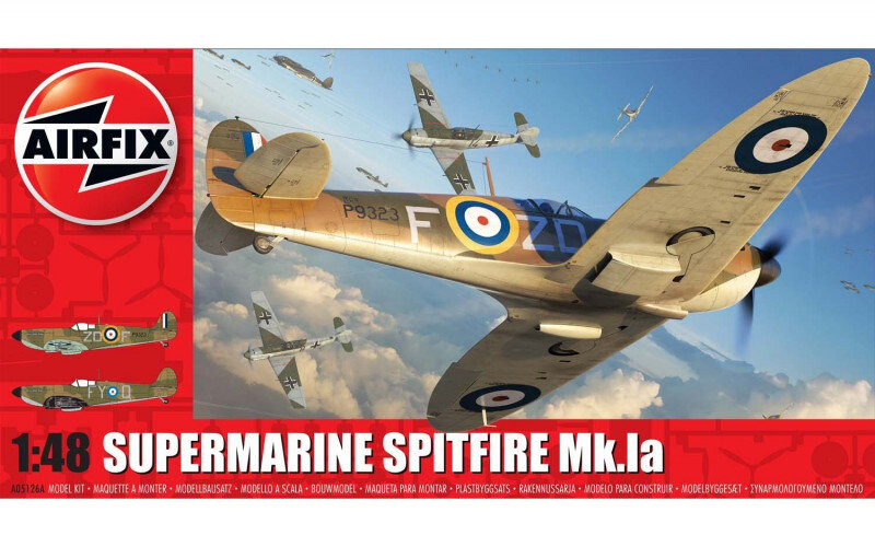 Airfix, Supermarine Spitfire Mk.1A, сборочная модель 1:48.
Airfix, Supermarine Spitfire Mk.1A, сборочная модель 1:48.