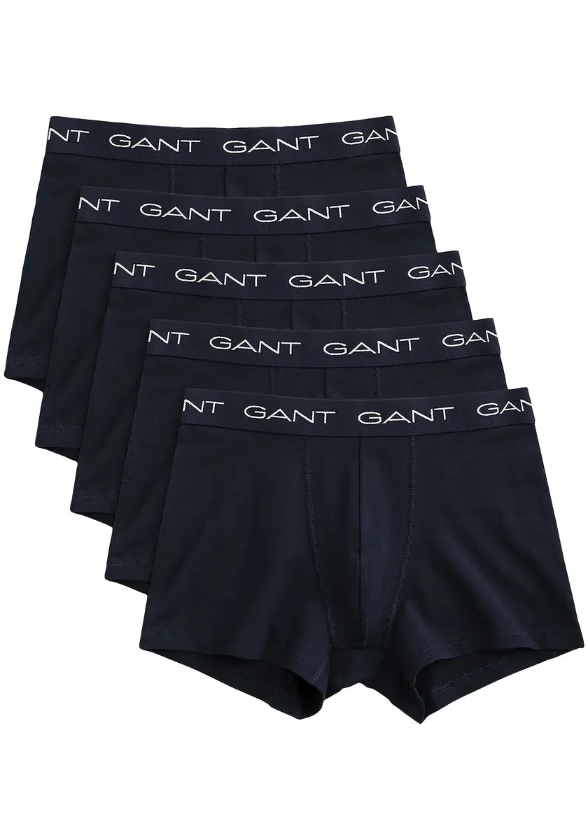 Трусы-боксеры Gant "TRUNK 5-PACK" (упаковка, 5 шт., 5 шт.), с эластичным поясом с логотипом GANT, цвет морской волны
Трусы-боксеры Gant "TRUNK 5-PACK" (упаковка, 5 шт., 5 шт.), с эластичным поясом с логотипом GANT, цвет морской волны