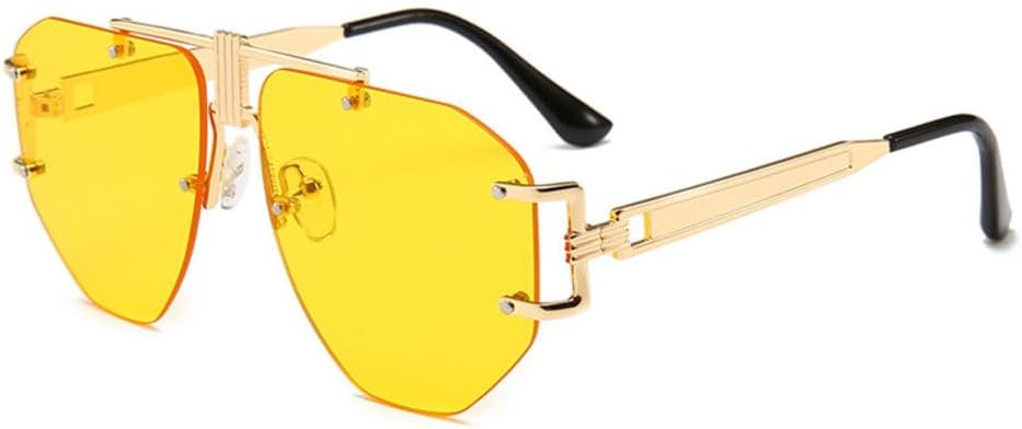 Солнцезащитные очки MUTYNE большого размера без оправы для женщин, винтажные квадратные солнцезащитные очки для мужчин, очки неправильной формы, защита от ультрафиолета UV400, Yellow
Солнцезащитные очки MUTYNE большого размера без оправы для женщин, винтажные квадратные солнцезащитные очки для мужчин, очки неправильной формы, защита от ультрафиолета UV400, Yellow