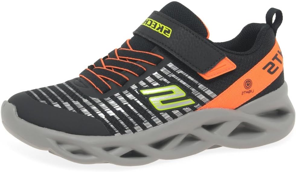 Кроссовки Skechers Boys Twisty Brights - Novlo, черный/оранжевый
Кроссовки Skechers Boys Twisty Brights - Novlo, черный/оранжевый