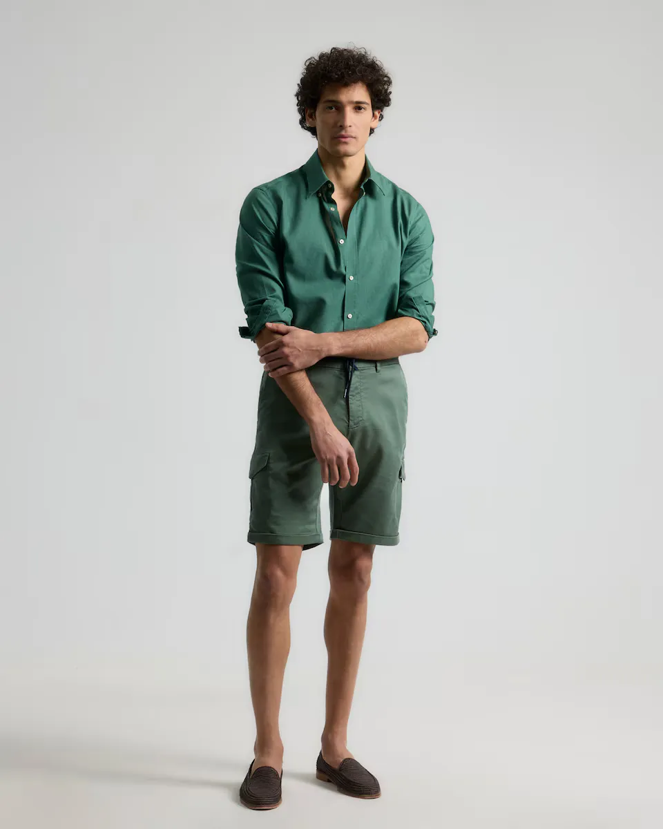 Узкие мужские шорты-карго PuroEgo, зеленый
Узкие мужские шорты-карго PuroEgo, зеленый