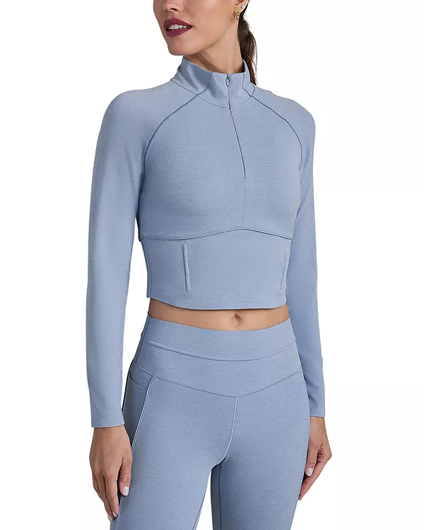 Топ Heather Revive с застежкой-молнией на четверть длины Rhone, синий
Топ Heather Revive с застежкой-молнией на четверть длины Rhone, синий