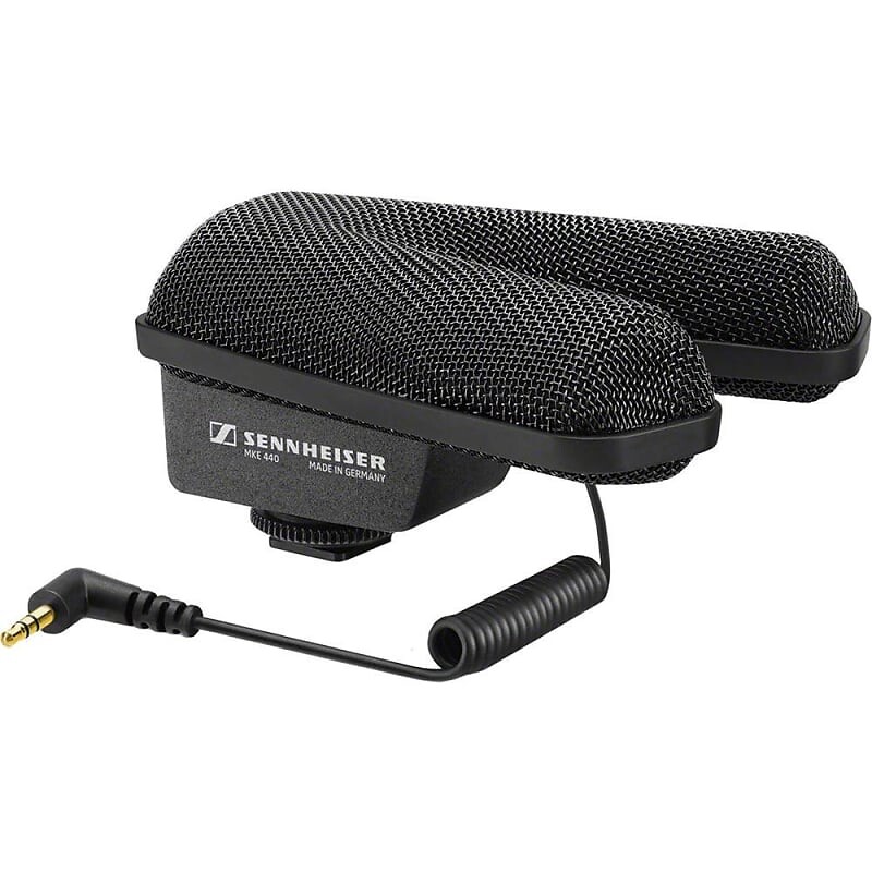 Микрофон-пушка Sennheiser MKE-440 Stereo Shotgun Microphone
Микрофон-пушка Sennheiser MKE-440 Stereo Shotgun Microphone