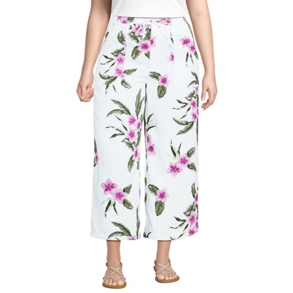 Просторные укороченные брюки с высокой посадкой для полных Lands' End, цвет white magenta
Просторные укороченные брюки с высокой посадкой для полных Lands' End, цвет white magenta