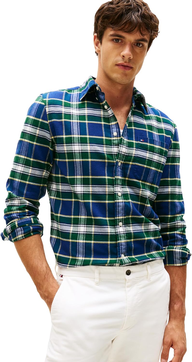 Мужские рубашки-оксфорды с длинным рукавом Tommy Hilfiger, классический крой, мужские рубашки на пуговицах, также доступны в размерах для больших и высоких размеров., Ornamental Green / Check
Мужские рубашки-оксфорды с длинным рукавом Tommy Hilfiger, классический крой, мужские рубашки на пуговицах, также доступны в размерах для больших и высоких размеров., Ornamental Green / Check