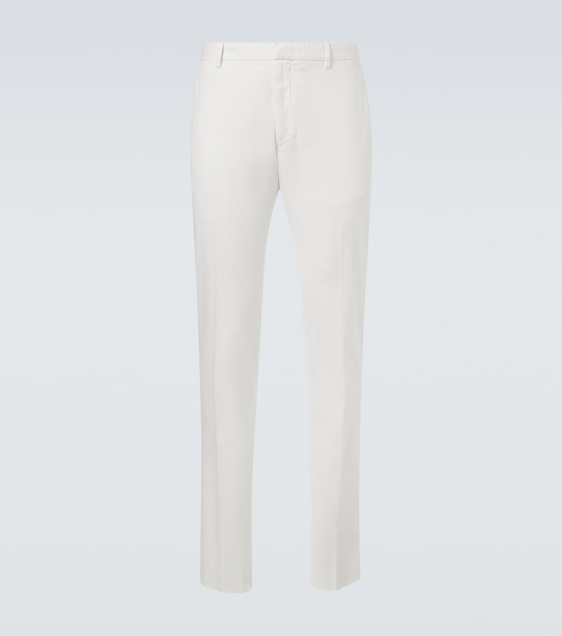 Узкие брюки из смесовой хлопковой ткани Zegna, белый
Узкие брюки из смесовой хлопковой ткани Zegna, белый