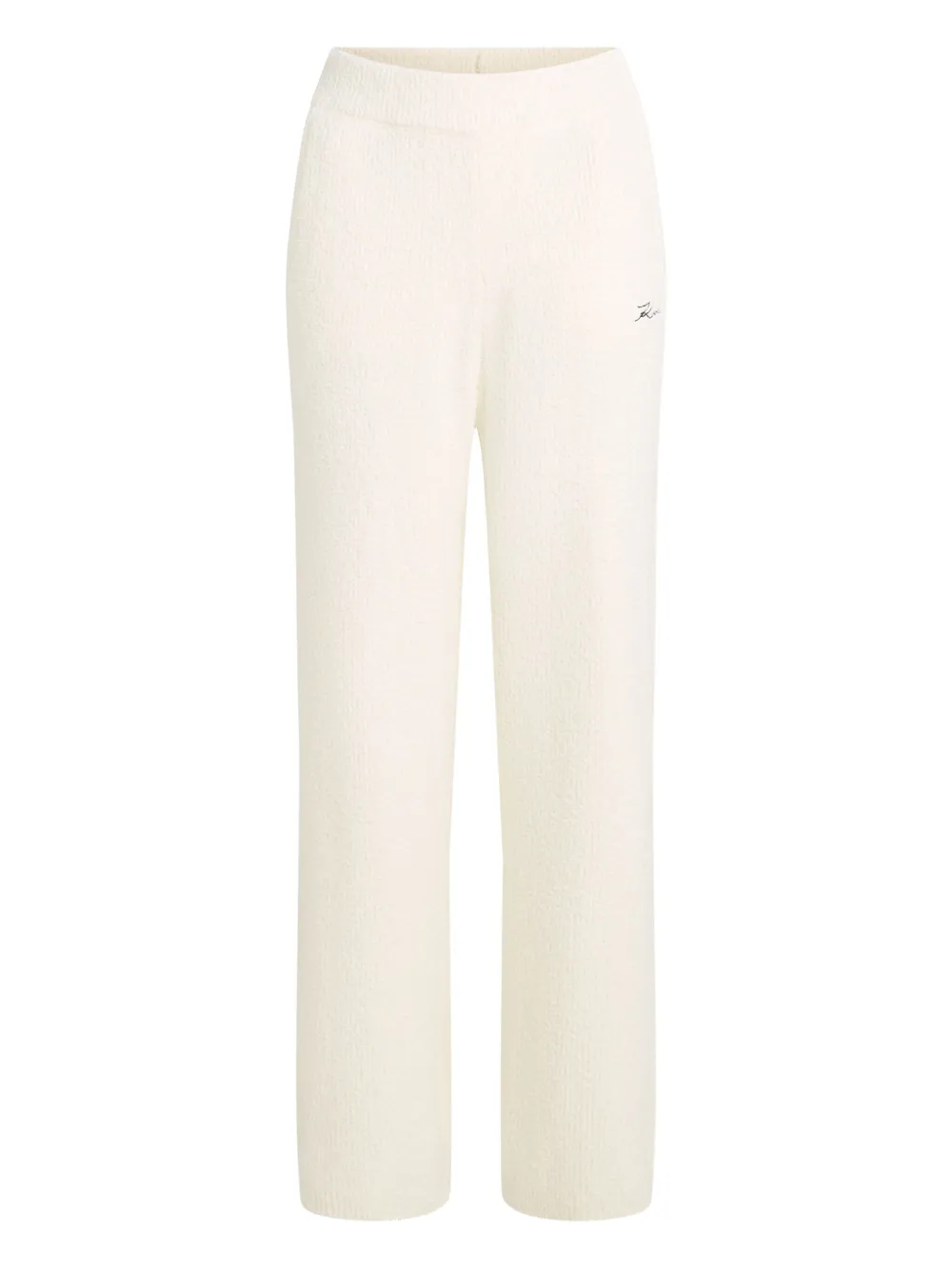 Брюки с вышитым логотипом KARL LAGERFELD, нейтральный 
Брюки с вышитым логотипом KARL LAGERFELD, нейтральный