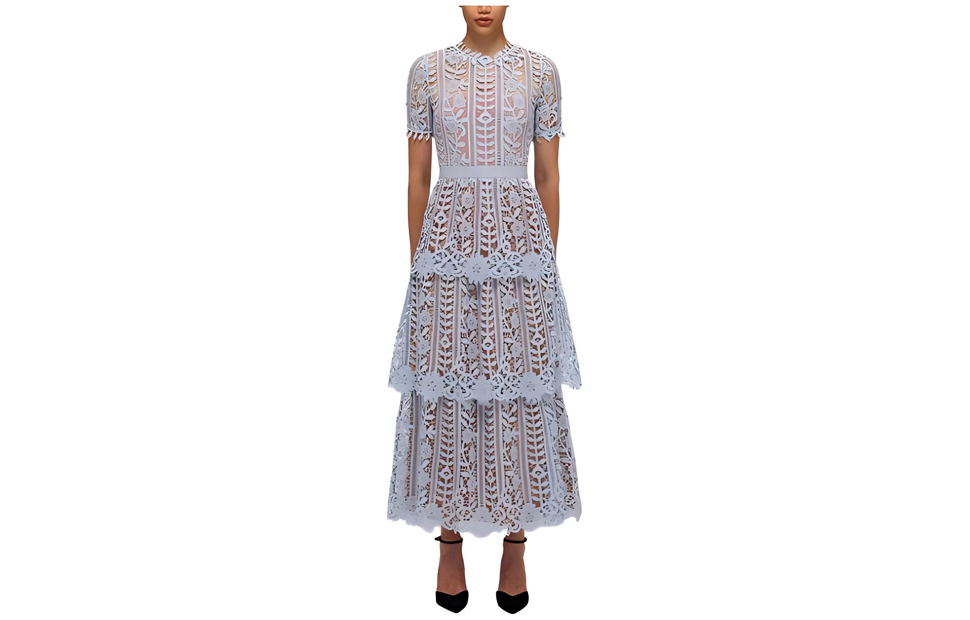 Self-Portrait Короткое платье с короткими рукавами Женщины Тумано-голубой
Self-Portrait Короткое платье с короткими рукавами Женщины Тумано-голубой