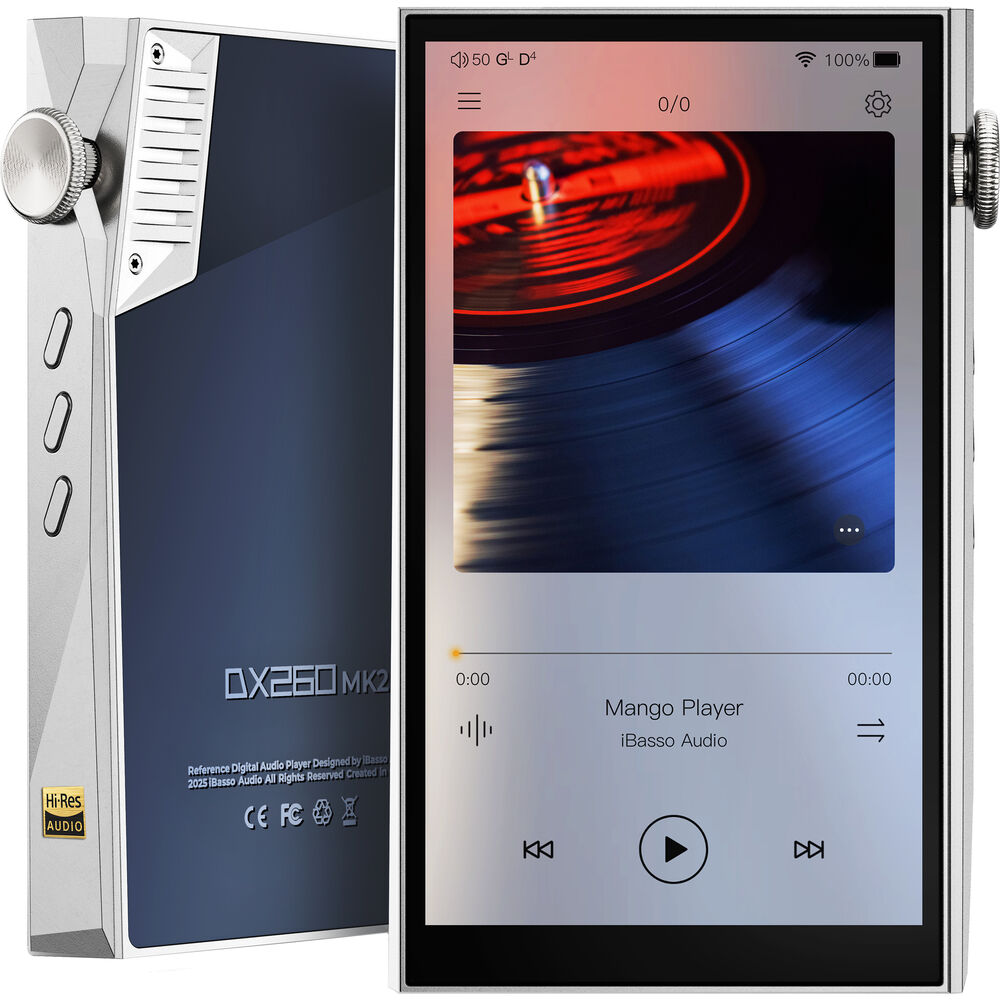 Цифровой аудиоплеер Hi-Res iBasso DX260 MK2 (серебристый/синий)
Цифровой аудиоплеер Hi-Res iBasso DX260 MK2 (серебристый/синий)