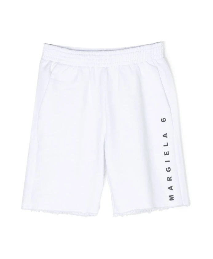 Хлопковые шорты бермуды Mm6 Maison Margiela, белый
Хлопковые шорты бермуды Mm6 Maison Margiela, белый