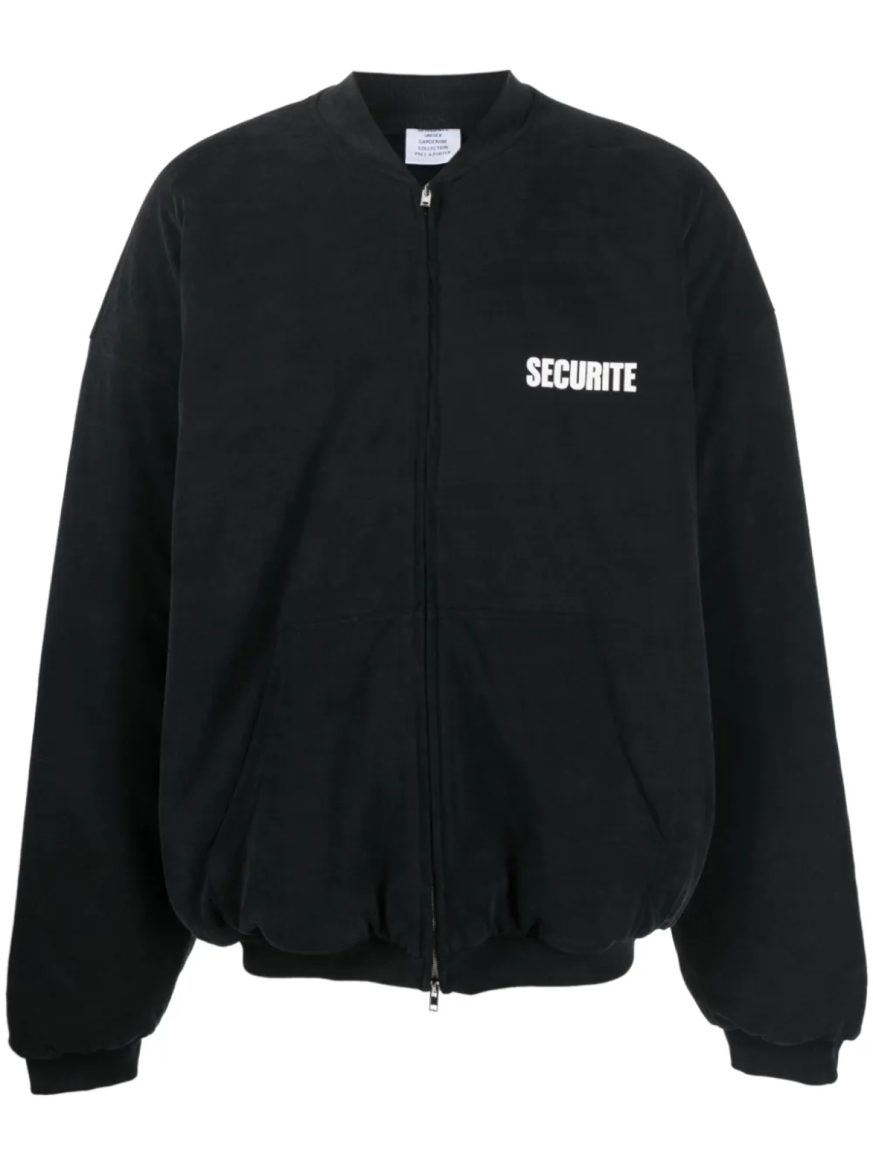 Бомбер с надписью Vetements, черный
Бомбер с надписью Vetements, черный