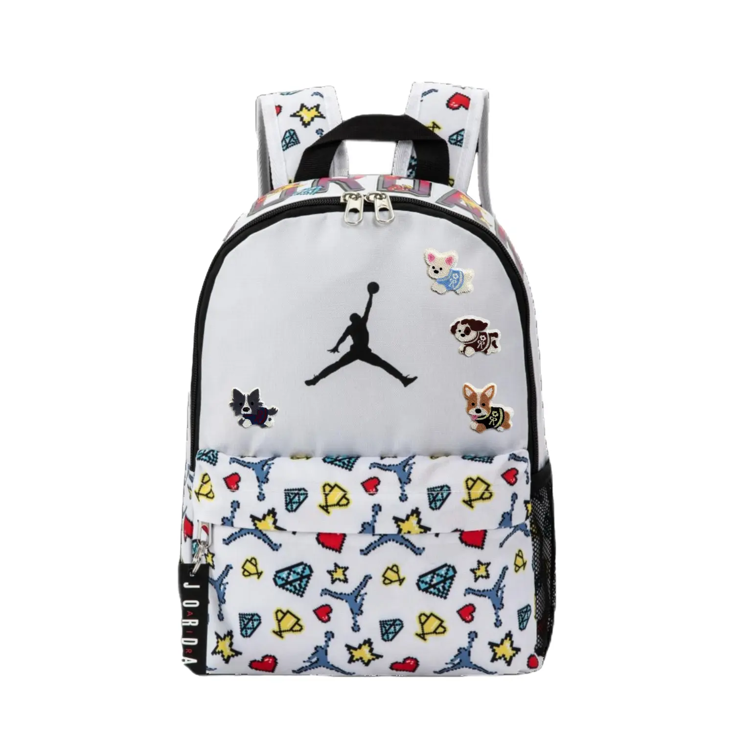 Jordan Полиэстеровый рюкзак обычный унисекс белый, Toothbrush Dog
Jordan Полиэстеровый рюкзак обычный унисекс белый, Toothbrush Dog