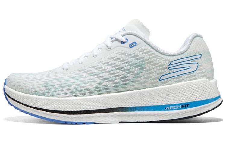 Кроссовки для бега Go Run Razor 4 женские с низким верхом, белые/синие Skechers 
Кроссовки для бега Go Run Razor 4 женские с низким верхом, белые/синие Skechers